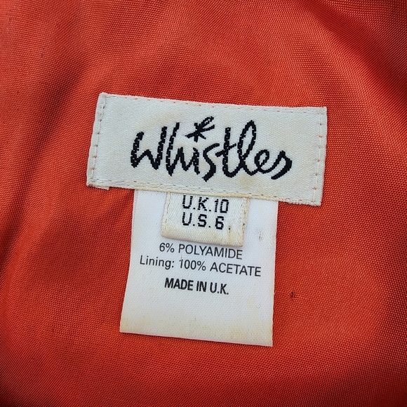 Whistles UK Vintage Mod 60s Style Dress Boucle Wool Crew Neck Mid Century Retro - Picture 12 of 16